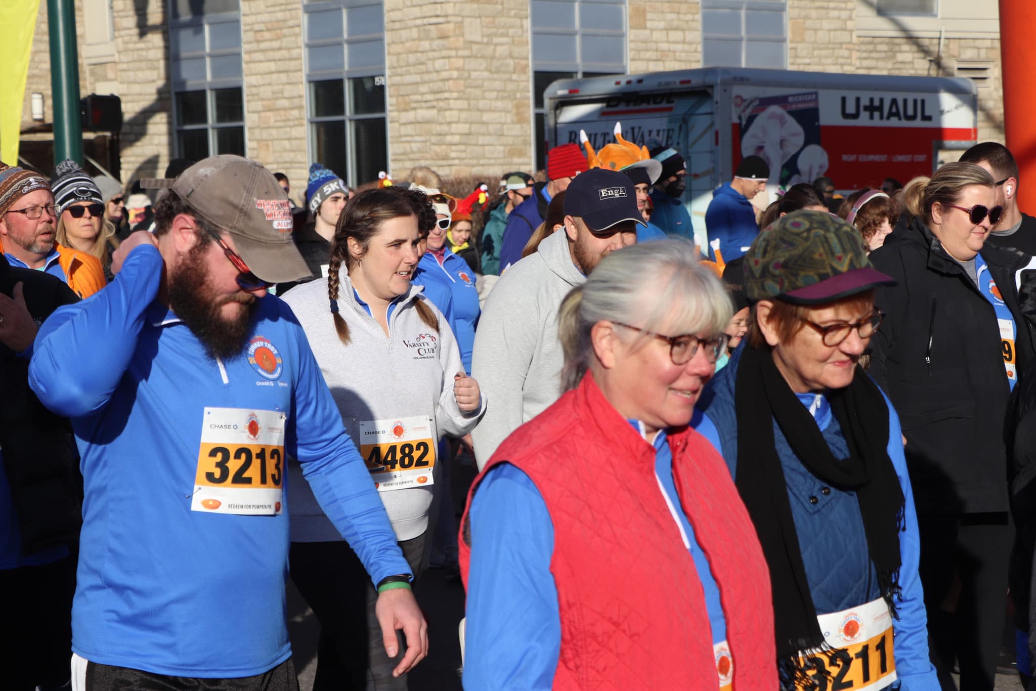 Women at finish line